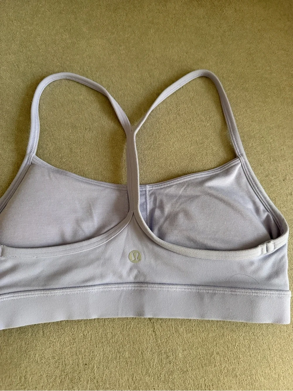 lululemon athletica Light Lavender Strappy Wireless Sports Bra
